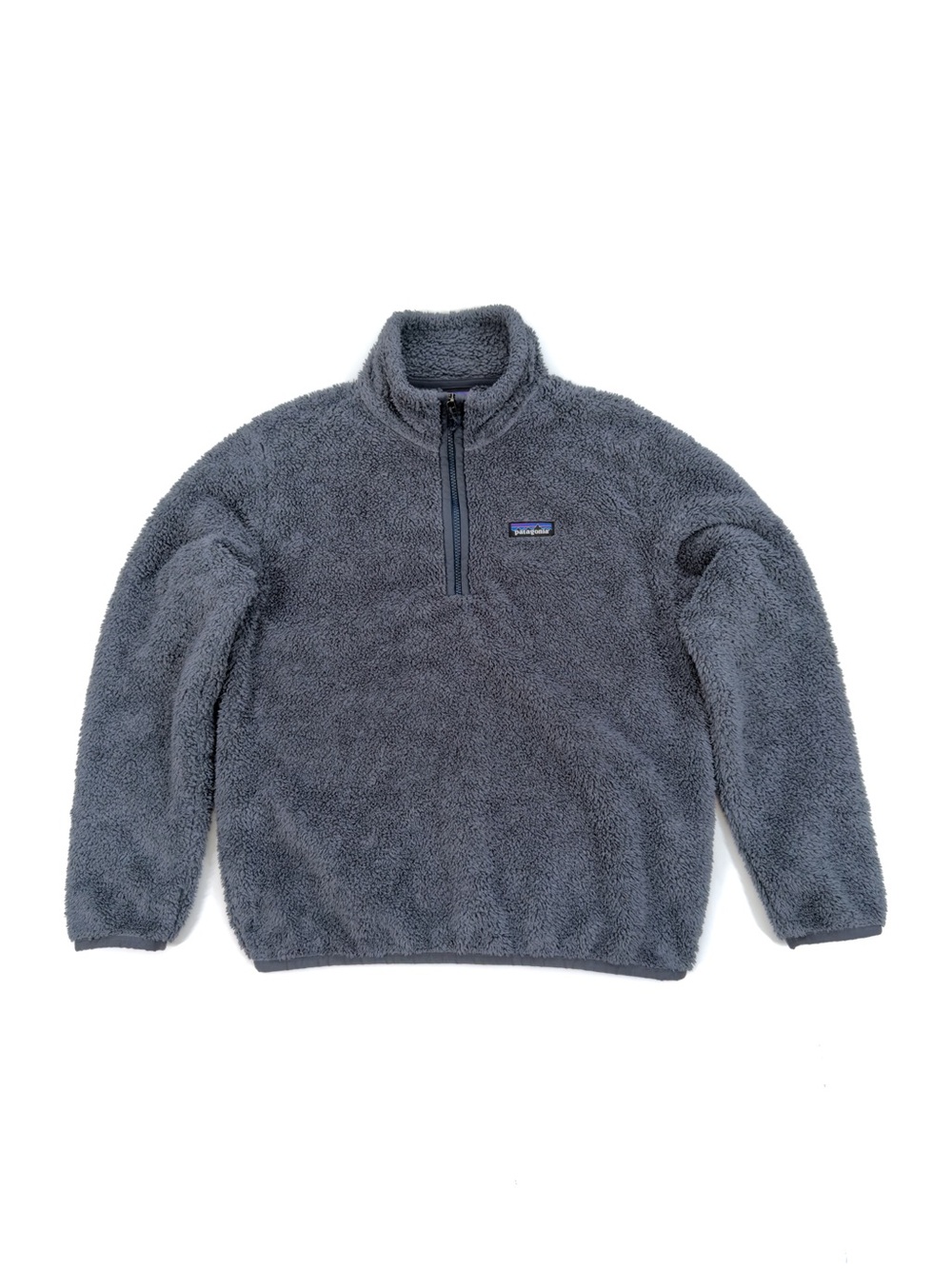 Patagonia Womens Los Gatos 1/4 Zip Fleece Jacket Size M - Smolder Blue 25236